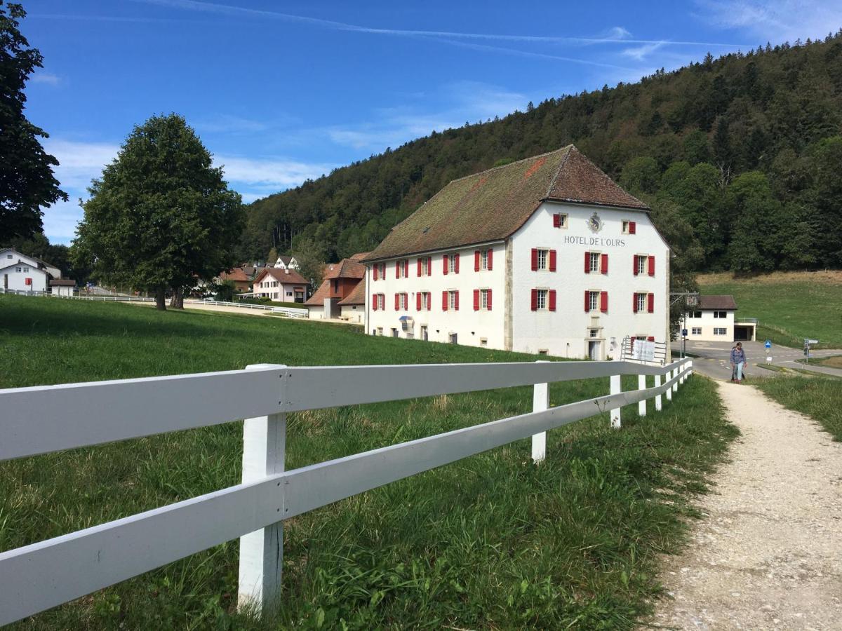 Auberge De Bellelay Restaurant Chez Aron Balde Eksteriør bilde